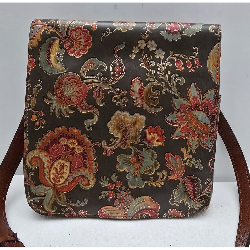 NWT Patricia Nash Vintage Italian Floral Crossbody Bag Purse Granada MSRP $169 - Picture 2 of 11